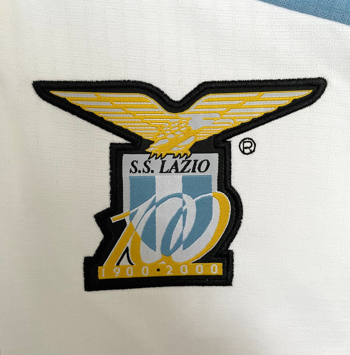 Lazio 2000/01 Away Retro Jersey - detail view