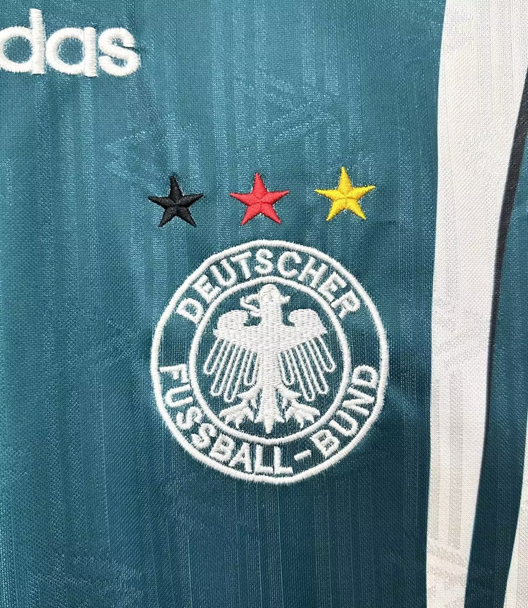 Germany 1996 Away Retro Jersey - detail view