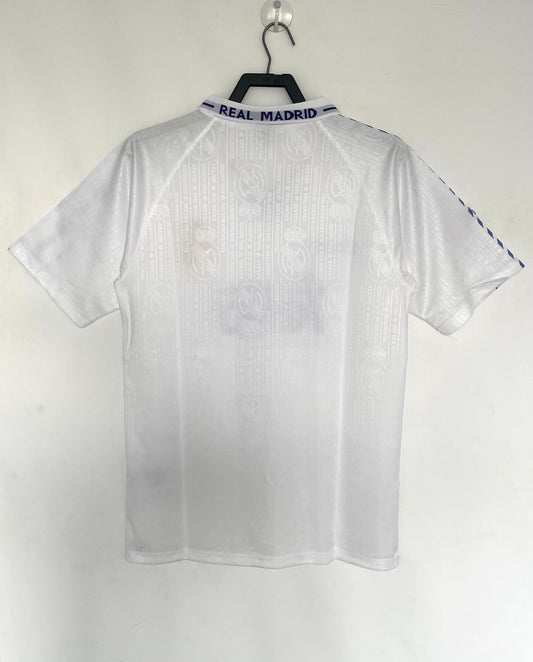 Real Madrid 1996/97 Home Retro Jersey - back view