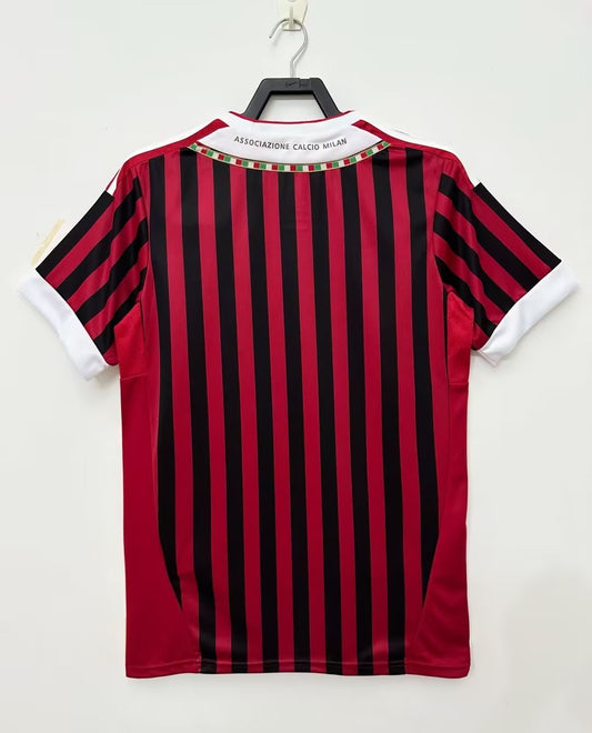 AC Milan 2011/12 Home Retro Jersey - back view