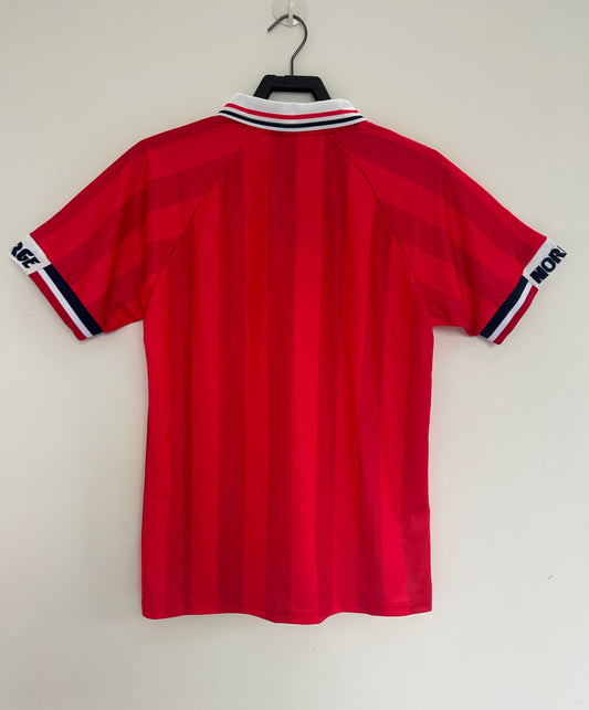 Norway 1998 Home Retro Jersey - back view