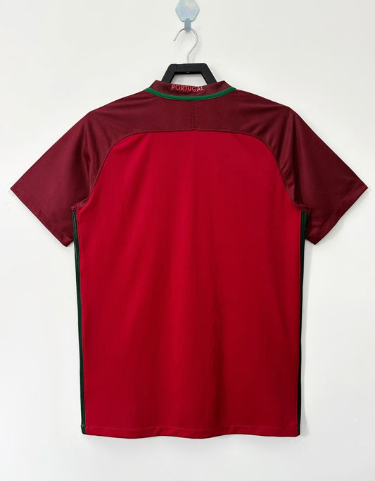 Portugal 2016 Home Retro Jersey - back view