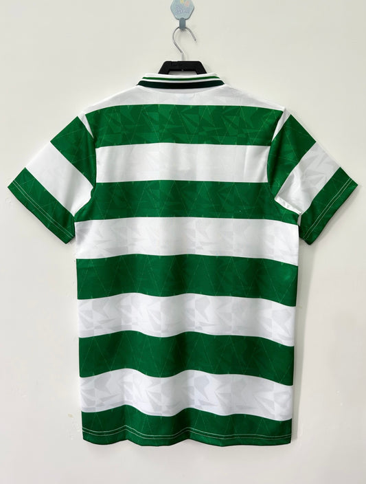Celtic 1989/91 Home Retro Jersey - back view
