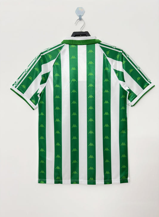 Real Betis 1995/97 Home With Sponsor Retro Jersey - back view