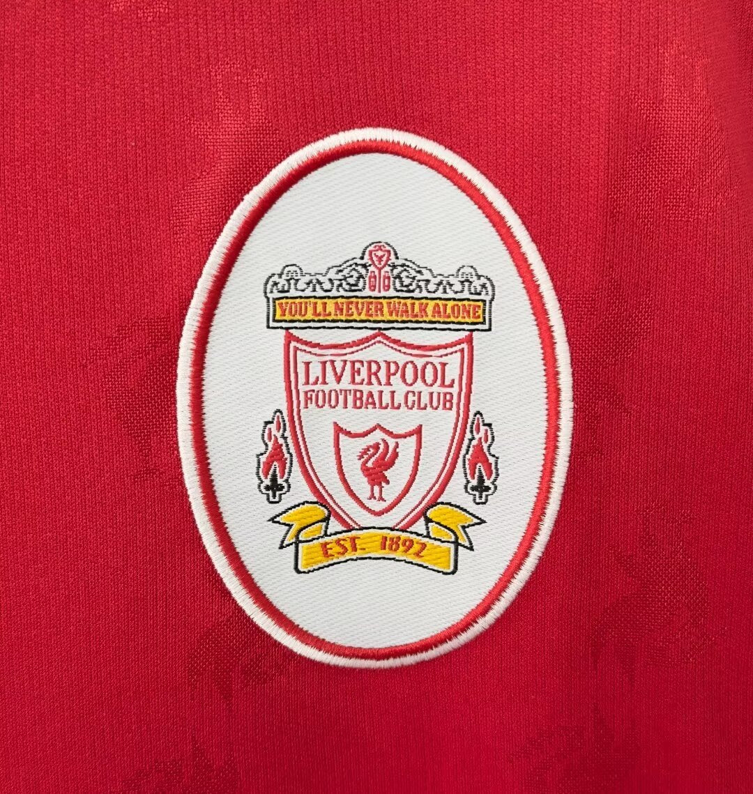 Liverpool 1996/97 Home Retro Jersey - detail view