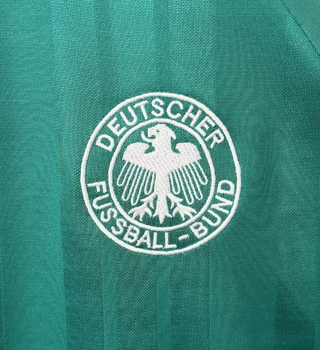 Germany 1992 Away Retro Jersey - detail view