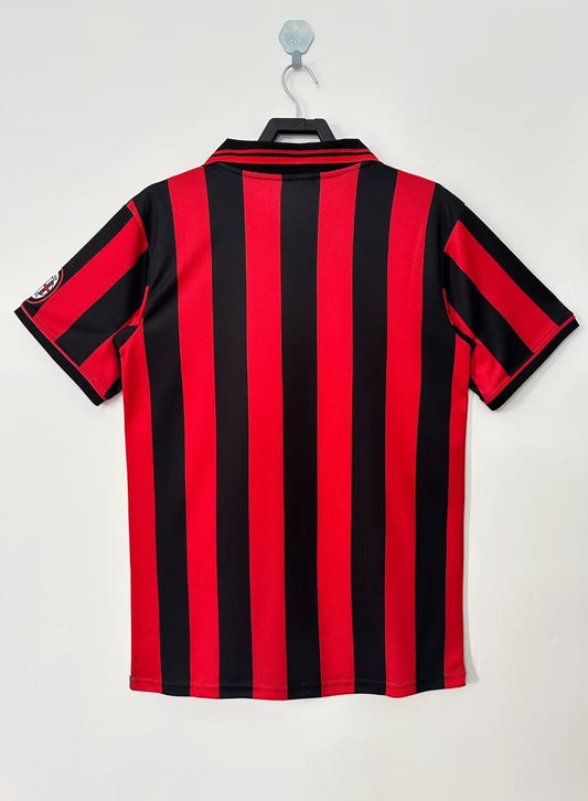 AC Milan 1996/97 Home Retro Jersey - back view