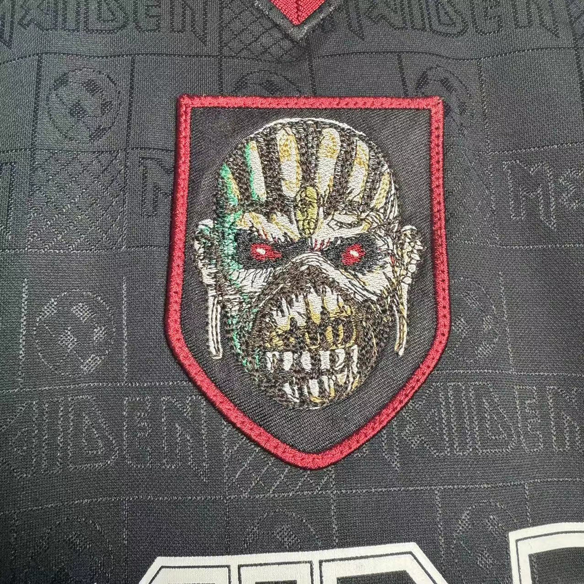 Iron Maiden 2016 Football Jersey - detail view