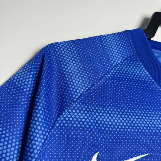 Brazil 2014 Away Retro Jersey - back view