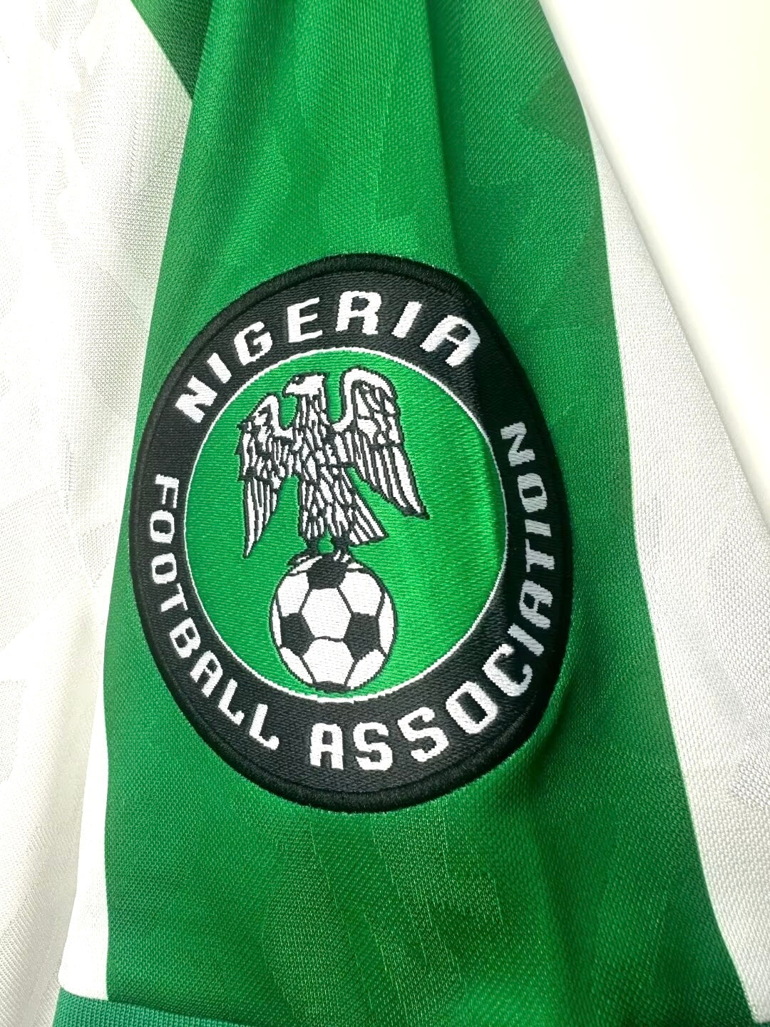 Nigeria 1996 Away Retro Jersey - detail view