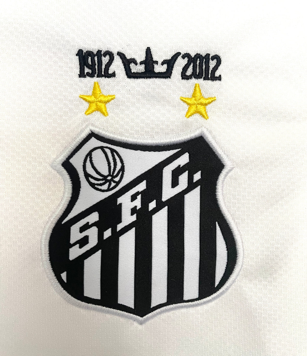 Santos 2012/13 Home Long Sleeve Retro Jersey - detail view