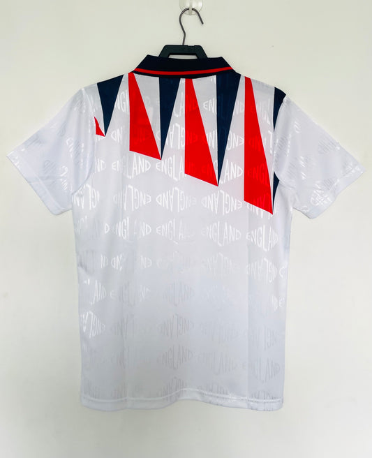 England 1992 Home Retro Jersey - back view