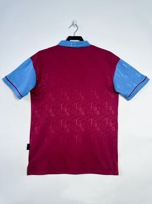 West Ham United 1995/97 Home Retro Jersey - back view
