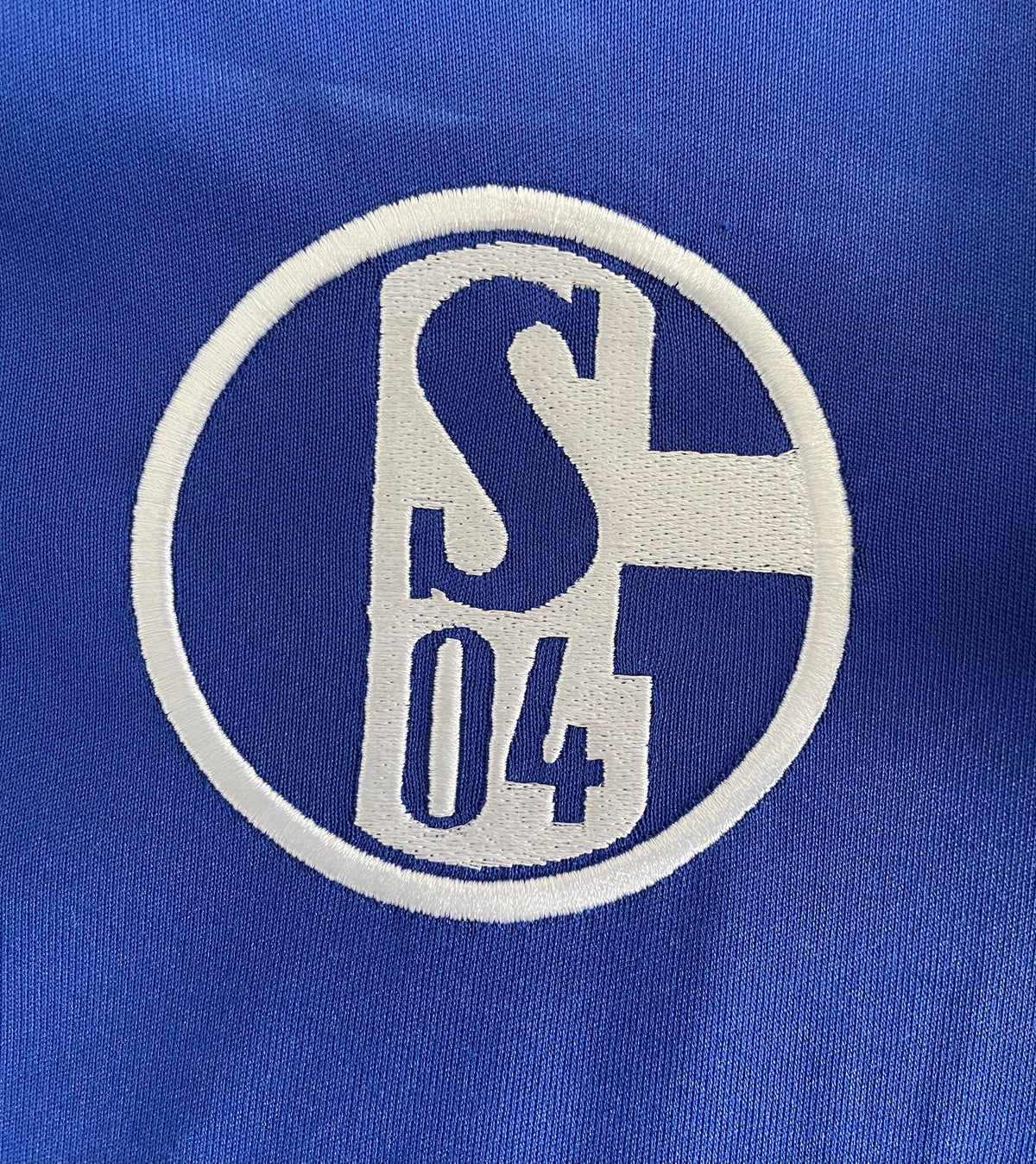 Schalke 04 2010/11 Home Retro Jersey - detail view