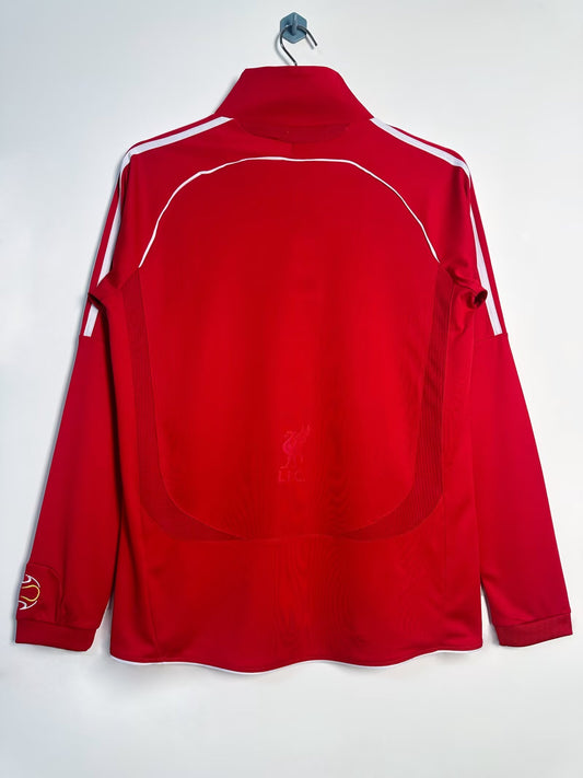 Liverpool 2006/08 Home Long Sleeve Retro Jersey - back view