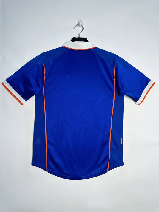 Netherlands 1998 Away Retro Jersey - back view