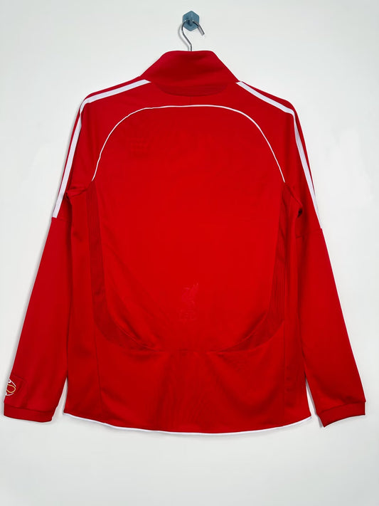 Liverpool 2006/08 Home Long Sleeve Champions League Edition Retro Jersey - back view