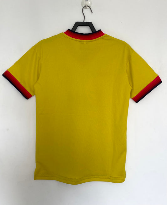 Liverpool 1998/99 Fourth Yellow Retro Jersey - back view