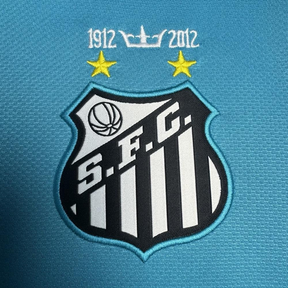 Santos 2012/13 Third Long Sleeve Retro Jersey - detail view
