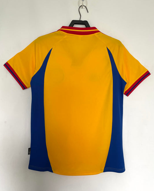 Romania 2000 Home Retro Jersey - back view