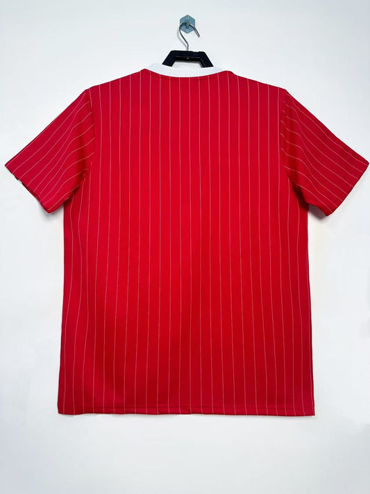 Manchester United 2025/26 Red Retro T-Shirt - back view