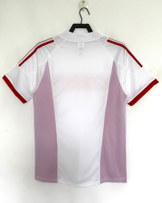 Turkey 2002 Away White Retro Jersey - back view