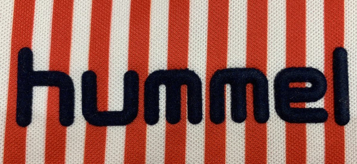 Denmark 1986 Home Retro Jersey - detail view