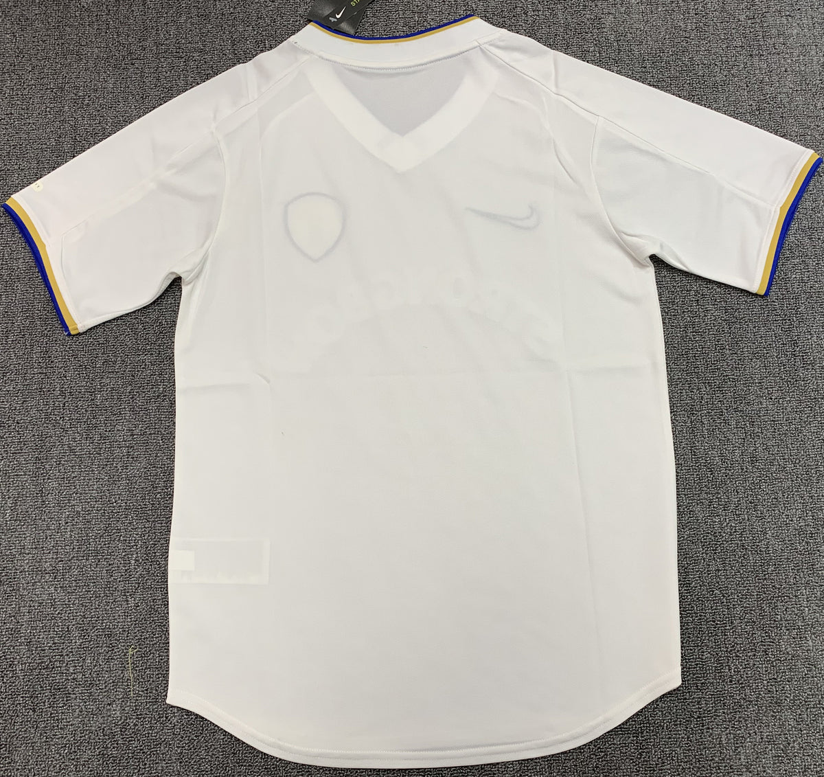 Leeds United 2000/01 Home Retro Jersey - back view