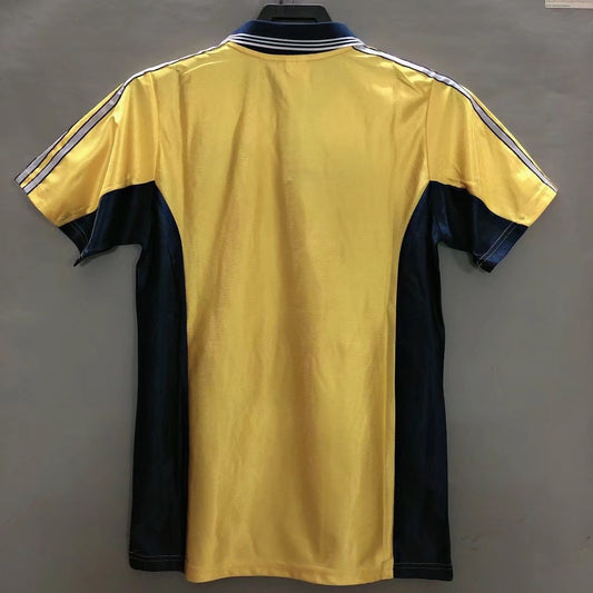 Marseille 1998/99 Away Gold Retro Jersey - back view