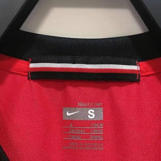 Manchester United 2010 Home Retro Jersey - back view