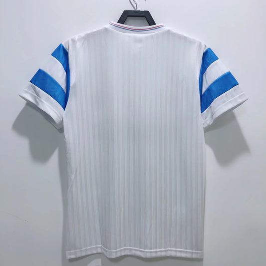 Marseille 1990 Home Retro Jersey - back view