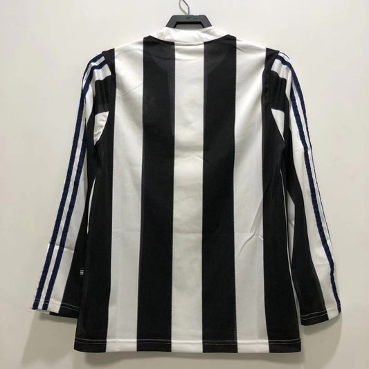 Newcastle United 1995/97 Home Long Sleeve Retro Jersey - back view