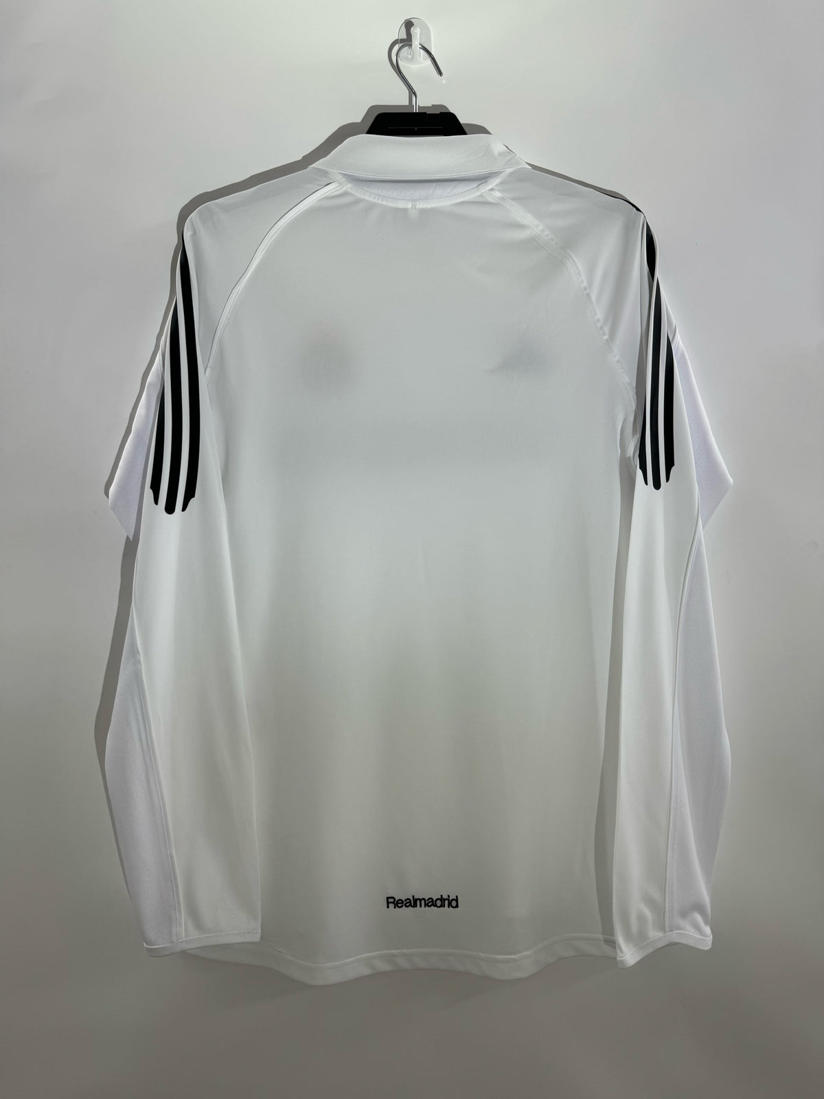 Real Madrid 2005/06 Home Long Sleeve Retro Jersey - back view