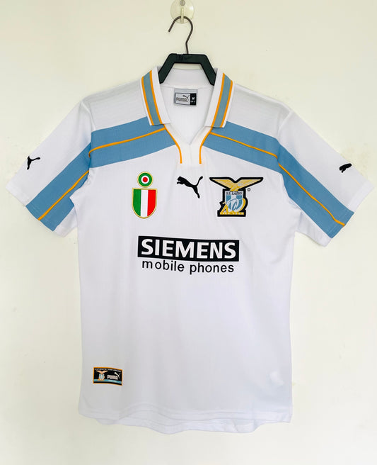 Lazio 2000/01 Away Retro Jersey - front view