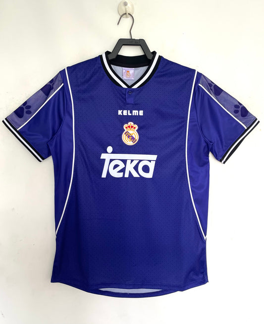 Real Madrid 1997/98 Away Retro Jersey - front view
