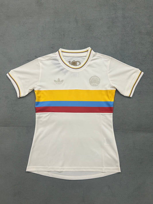 Colombia 2024/25 Women's 100th Anniversary Fan Jersey [KF-001]