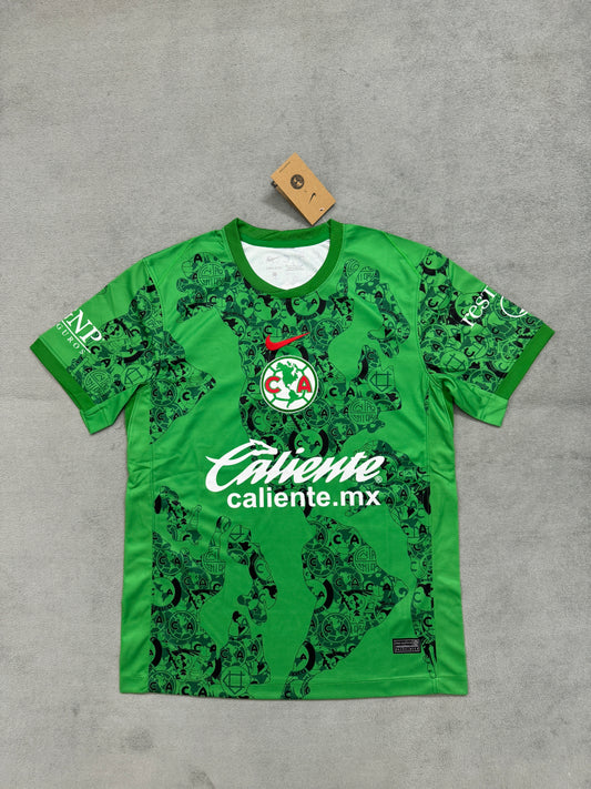 Club America 2024/25 Green Fan Goalkeeper Jersey [KF-001]