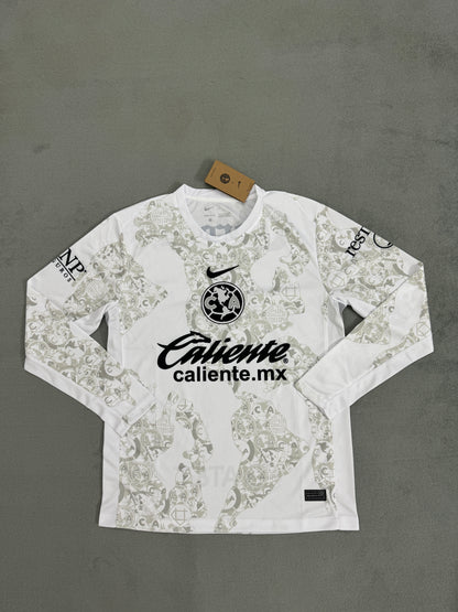 Club America 2024/25 Long Sleeve Fan Goalkeeper Jersey [KF-001]