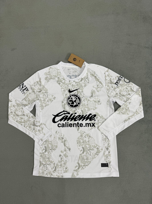 Club America 2024/25 Long Sleeve Fan Goalkeeper Jersey [KF-001]