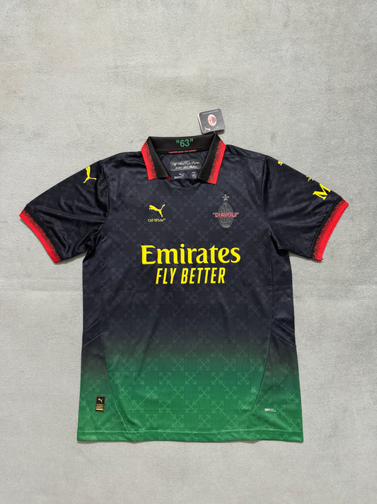 AC Milan 2024/25 Fifth Black Fan Jersey [KF-001]