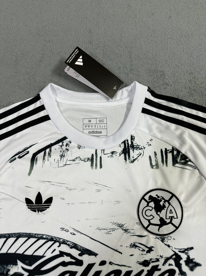 Club America 2025/26 White Fan Goalkeeper Jersey [KF-003]