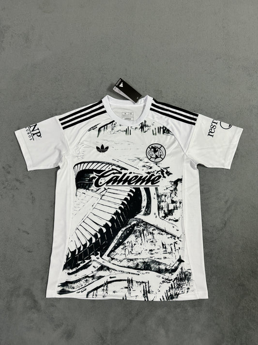 Club America 2025/26 White Fan Goalkeeper Jersey [KF-001]