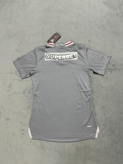 Sao Paulo 2025/26 Women's Gray Fan Jersey [KF-002]
