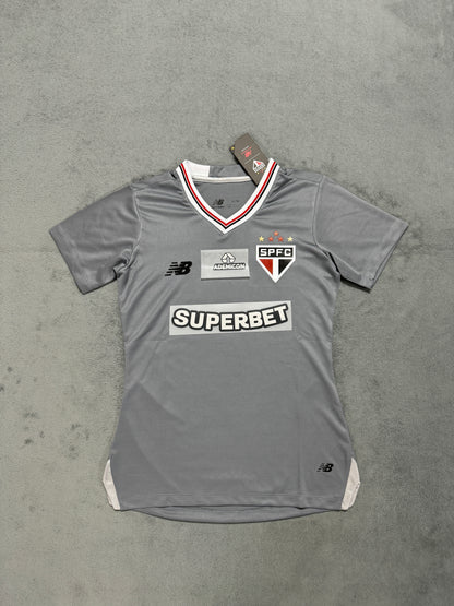 Sao Paulo 2025/26 Women's Gray Fan Jersey [KF-001]