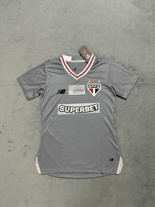 Sao Paulo 2025/26 Women's Gray Fan Jersey [KF-001]