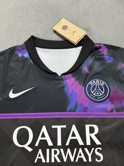 Paris Saint-Germain 2025/26 Special Edition Black Fan Jersey - Purple [KF-003]