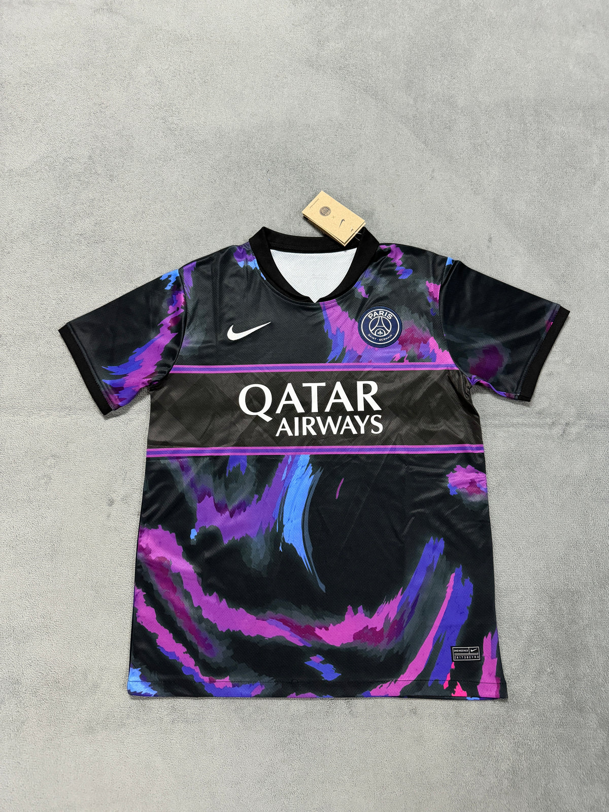 Paris Saint-Germain 2025/26 Special Edition Black Fan Jersey - Purple [KF-001]