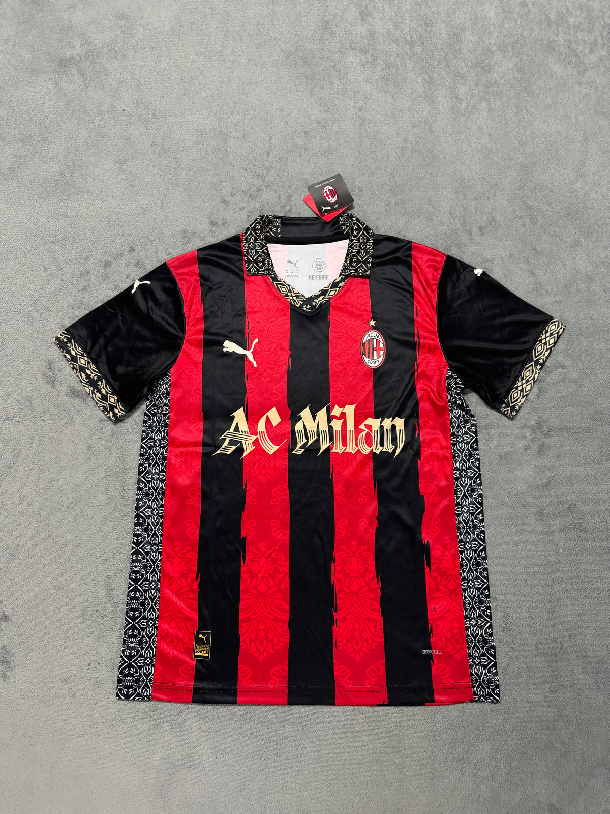 AC Milan 2025/26 Special Edition Fan Jersey - Red/Black [KF-001]
