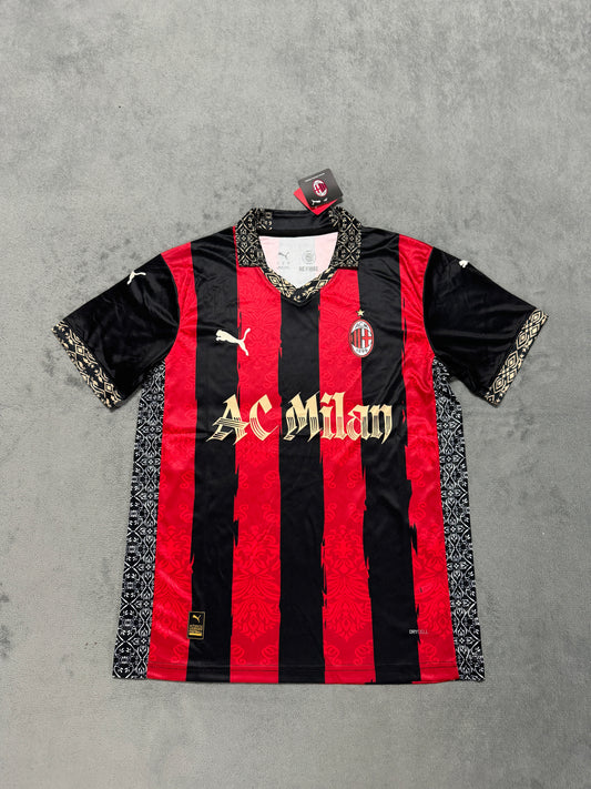 AC Milan 2025/26 Special Edition Fan Jersey - Red/Black [KF-001]