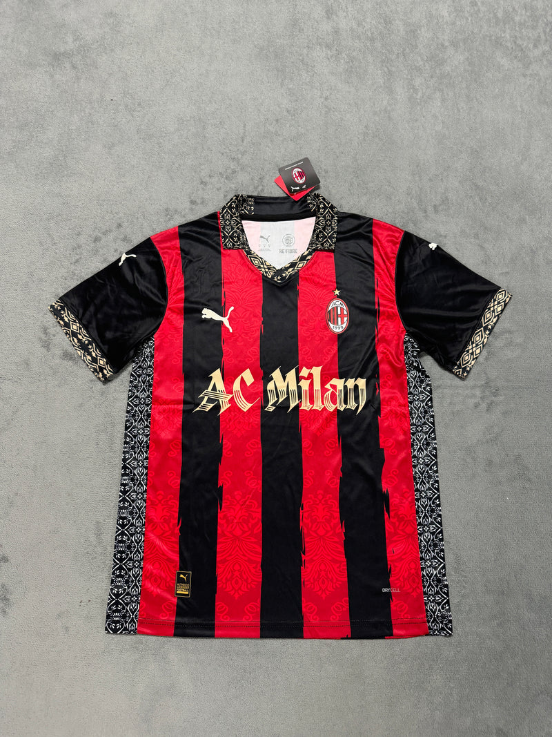 AC Milan 2025/26 Special Edition Fan Jersey - Red/Black [KF-001]